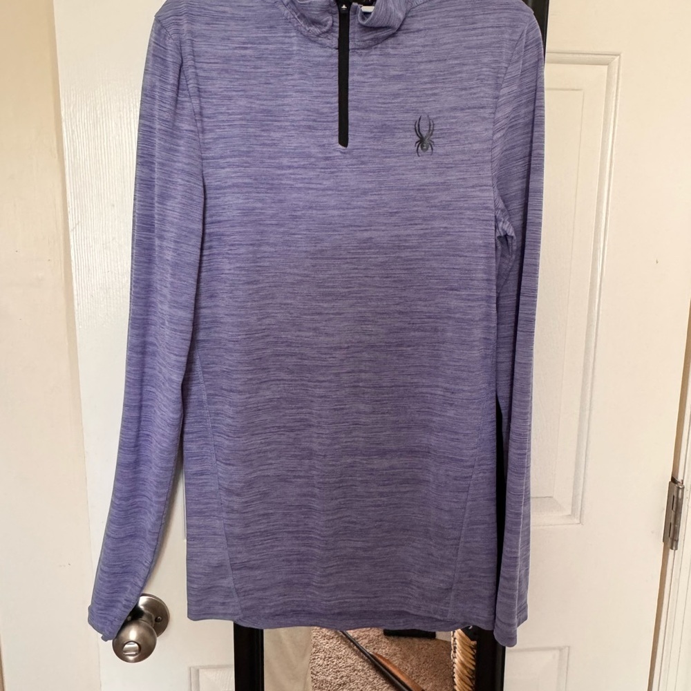 Spyder Purple Quarter-Zip Pullover